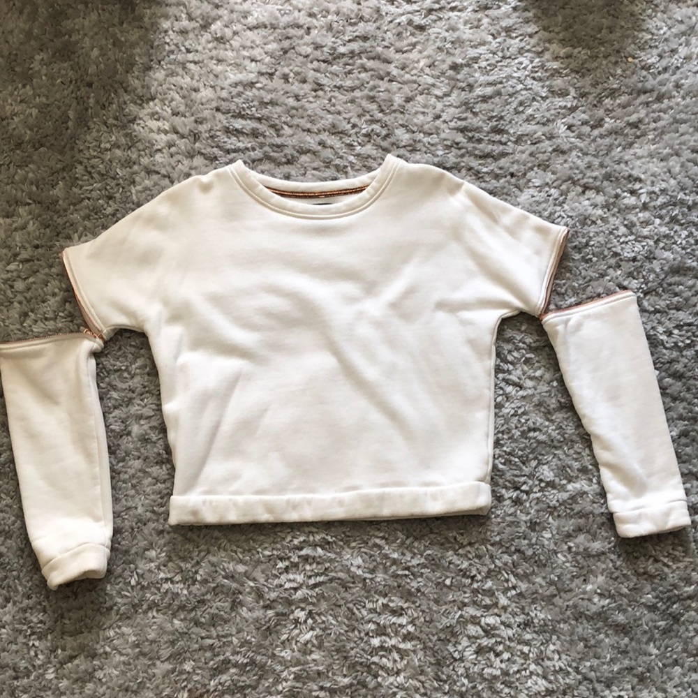 Zip Sleeve Sweatshirt